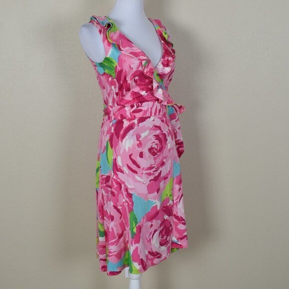 Lilly Pulitzer First Impressions Hayden Wrap Dress S - Picture 5 of 10